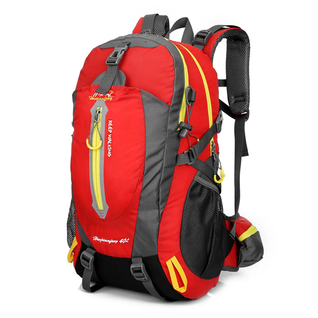 40L Water-Resistant Travel Backpack - Unisex Hiking & Camping Daypack for Men & Women