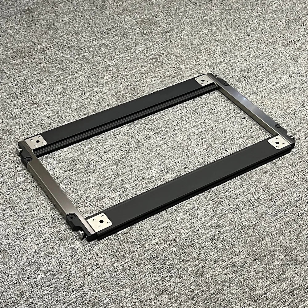 Outdoor IGT Frame Camping Table - Removable Foldable Black Tabletop with 2/3/4 Unit Legs