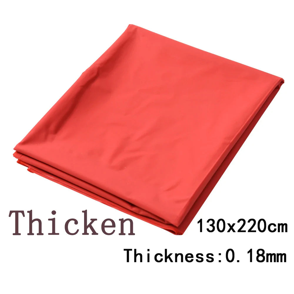 Waterproof PVC Bed Sheet Coverlet – Oil & Spa Protector Flat Sheet for Couples, Fits 1.2/1.5/1.8–2.0m Beds (220×130/160/200 cm) – 3 Colors