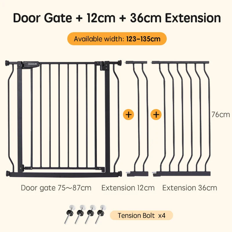 Adjustable Baby Playpen & Safety Gate for Stairs — Child and Pet Security Door