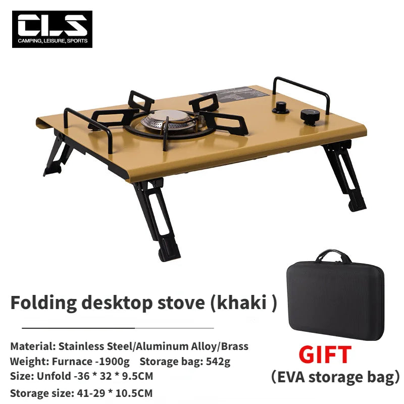 Folding IGT Camping Table — Lightweight Aluminum Roll-Up Backpack Table with Adjustable Legs for BBQ & Outdoor (95×45×38–55 cm / 37.4×17.7×15–21.7 in)