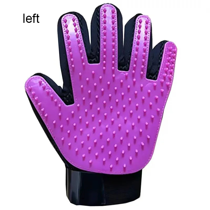 Silicone Pet Grooming Glove – Single Right-Hand Deshedding Brush & Massage Mitt for Dogs & Cats, 16×24 cm (6.3×9.4 in)