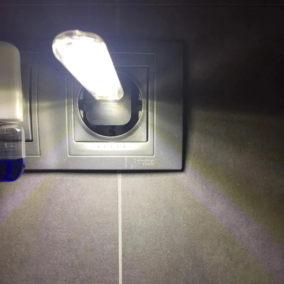 Mini USB LED Book Light – 3/8/24 LED Ultra Bright RGB Portable Reading Lamp for Power Bank, Laptop & Notebook