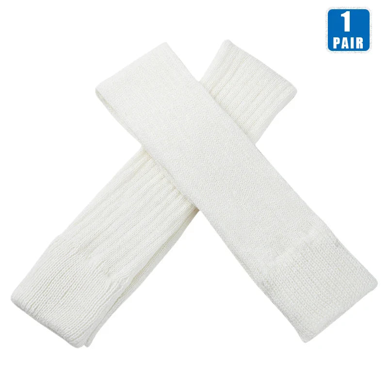 Women's Over-the-Knee Leg Warmers — Knit Boot Stockings, Open Heel Footless Thigh-High Socks, Soft Winter Gaiters, 27 in (68.6 cm) & 36 in (91.4 cm)