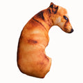 3D Lifelike Dog Head Throw Pillow - Novelty Plush Cushion for Home & Kids, 20 cm / 50 cm (7.87 in / 19.69 in)