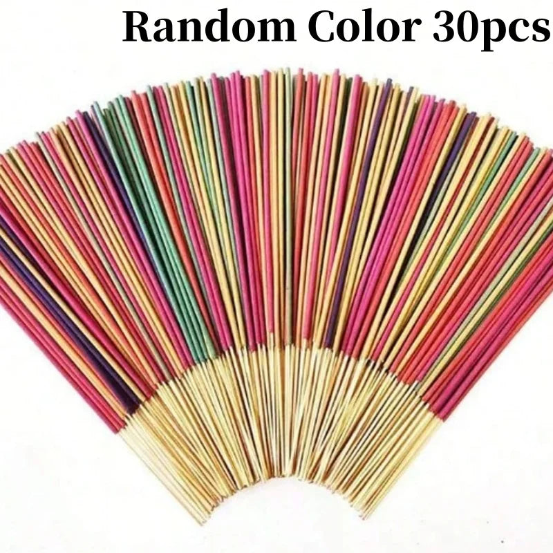 Aromatherapy Incense Sticks 30/60/120-Pack Natural Lavender Rose Ocean Fragrances for Home, Yoga & Meditation