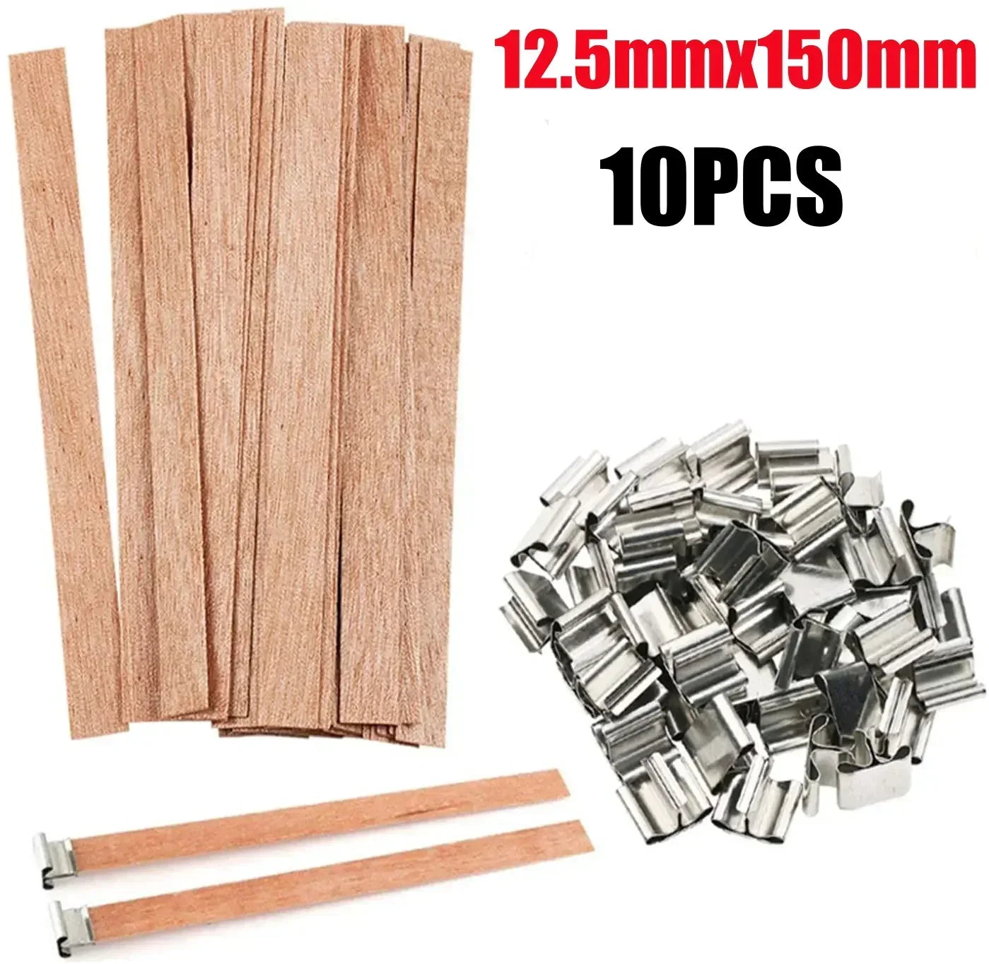 DIY Wooden Wick Candle Kit – Soy & Paraffin Wax Aromatherapy Candle Making Guide