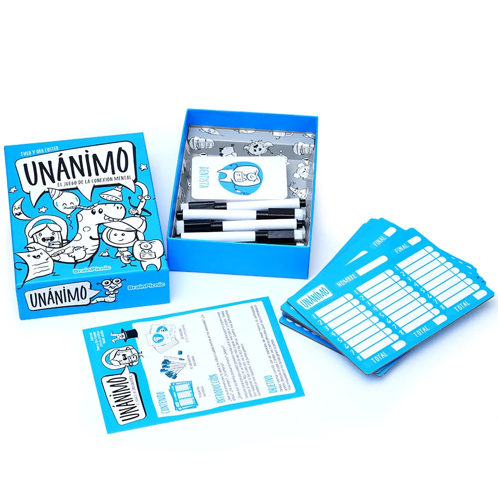 Spanish Card Game Bundle – Party & Family Games Set: Trio, Party Friends, The Imposter, Arre Unicorn, Black Stories, Unanimous, Sleeping Queens