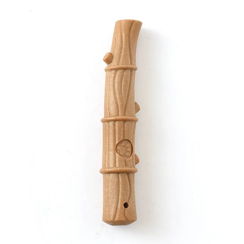 Dog Dental Chew Toy - Interactive Bamboo Bone for Teeth Cleaning, Breath Freshening & Durable Chew Training