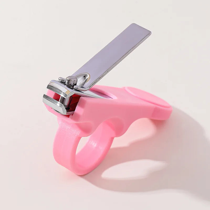 Baby Safety Nail Clippers & Scissors - Mini Stainless Steel Rounded Tip Trimmer for Newborns and Infants