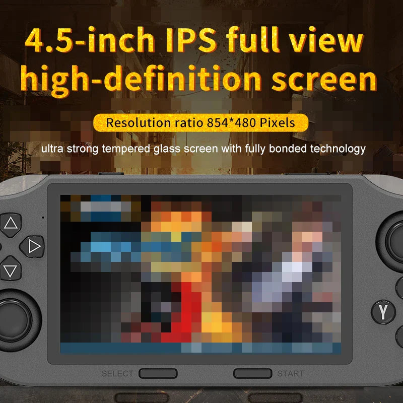 4.5-Inch (11.4 cm) IPS Handheld Wireless Game Console — 20,000 Games, 1.2GHz Dual-Core, 64GB, 800mAh