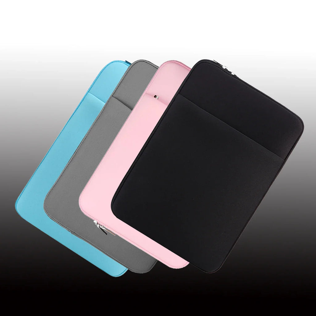 11–17 Inch (28–43 cm) Protective Laptop Sleeve with Front Pocket, Zippered Multifunctional Laptop Bag