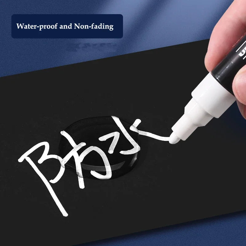 Permanent Acrylic Paint Marker Set – Quick-Dry Opaque Paint Pens for Graffiti, Crafts & Illustration