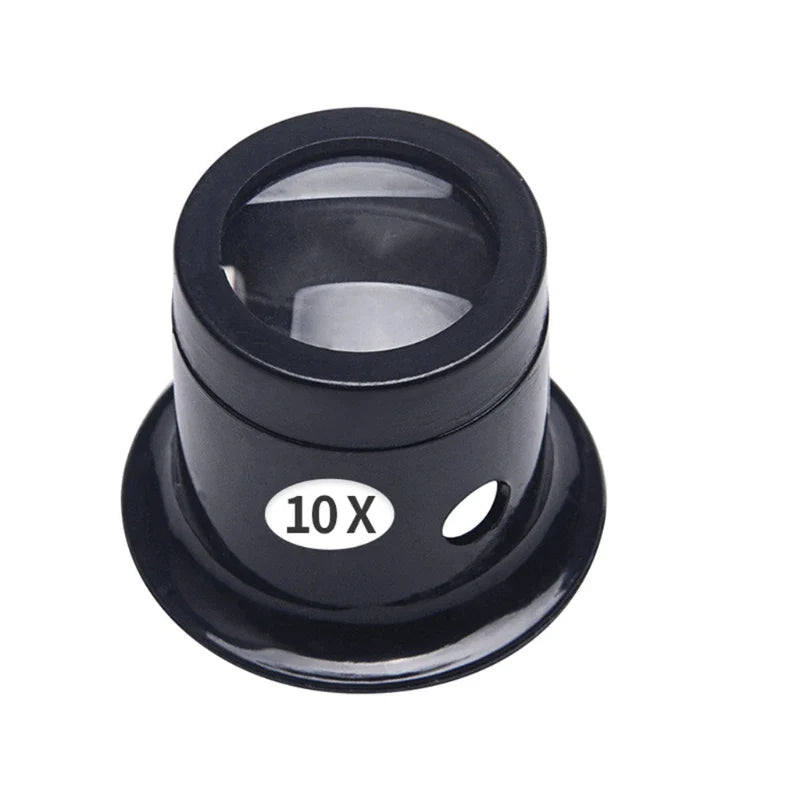 Watchmaker Jeweler Loupe Magnifier - Handheld Optical Glass Loupe 3X 5X 10X 15X 20X
