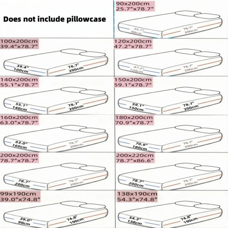 Satin-Feel Fitted Sheet Twin Size (39 x 75 in / 99 x 191 cm) – Breathable Skin-Friendly Polyester Mattress Cover
