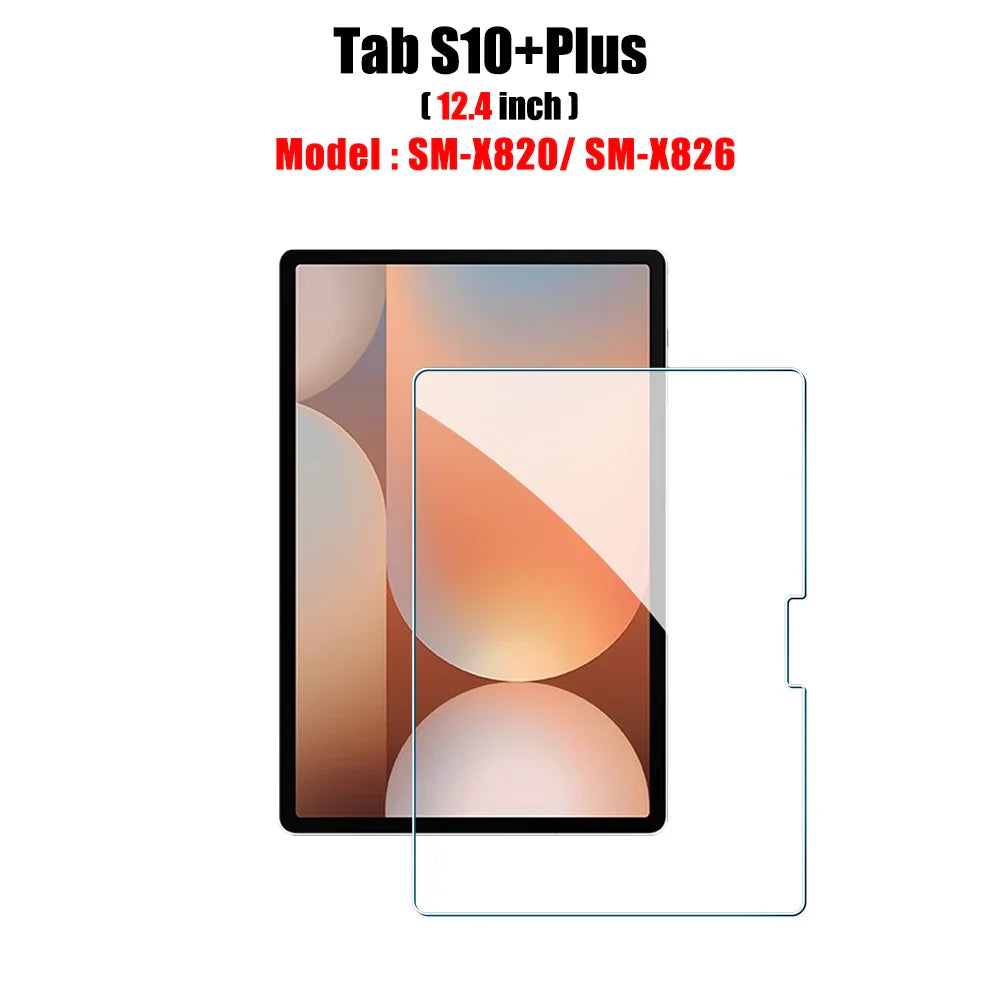 Tempered Glass Screen Protector for Galaxy Tab S6 Lite, A9/A9 Plus, A8, S7 FE, S8/S9/S9 Plus/S9 FE, S10/S11 — 1 Pack
