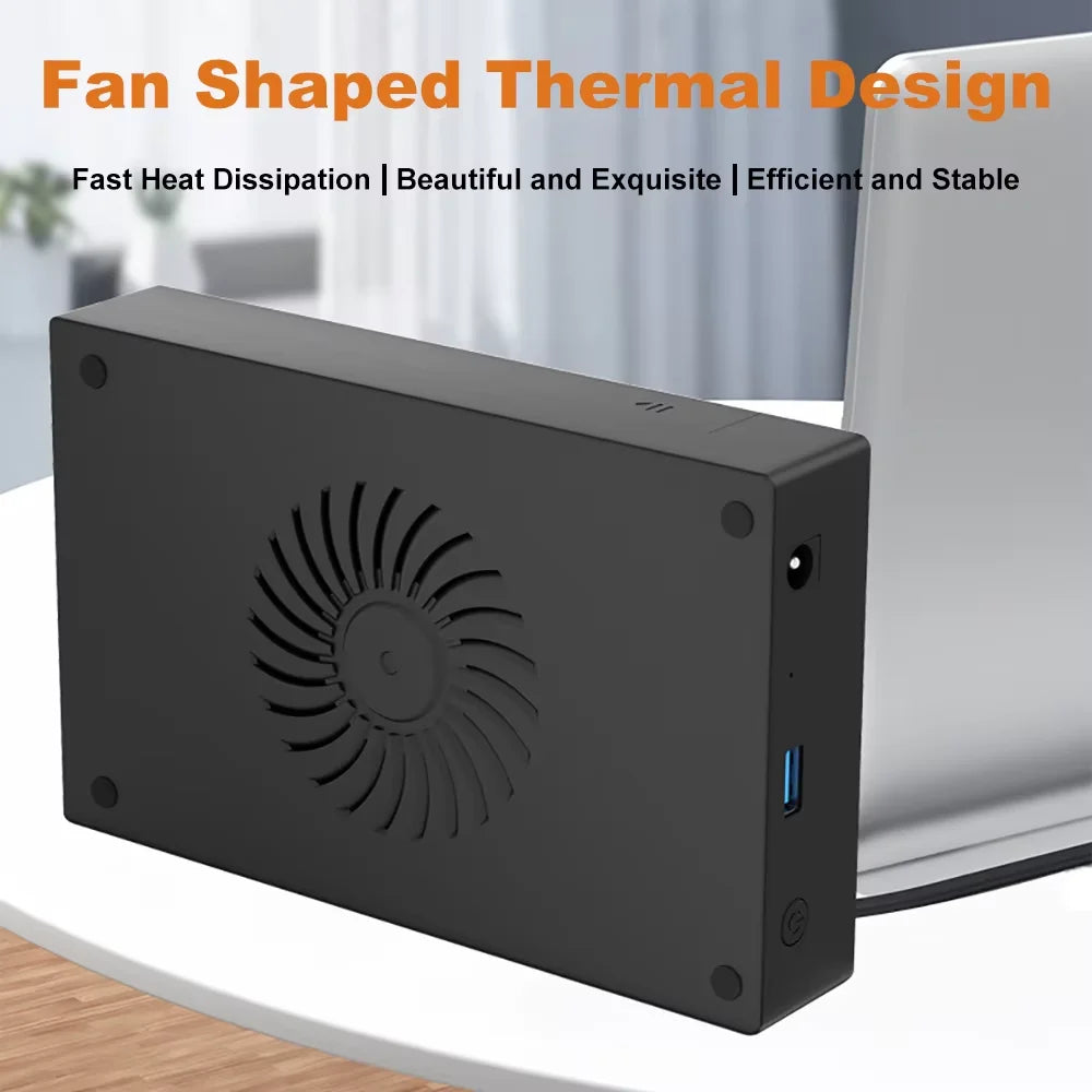 USB 3.0 SATA Hard Drive Enclosure for 3.5" & 2.5" HDD/SSD — External HDD Case, Supports up to 18TB