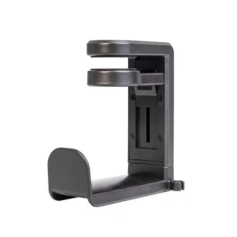 No-Drill Table Clamp Headphone Hook 360° Rotating Headset Hanger for Desk