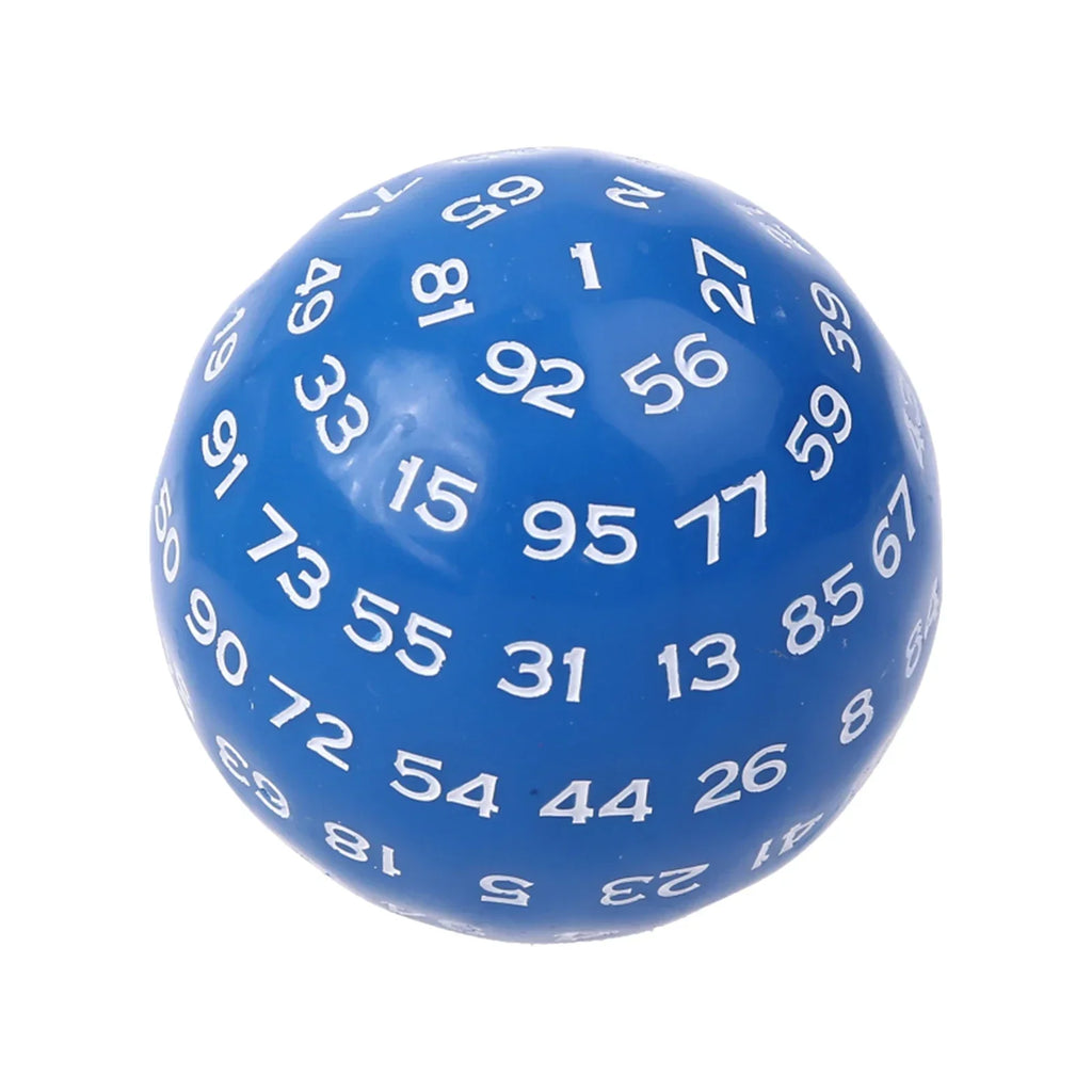 100-Sided D100 Acrylic Dice 48mm / 1.89in Polyhedral RPG Tabletop Game Accessory