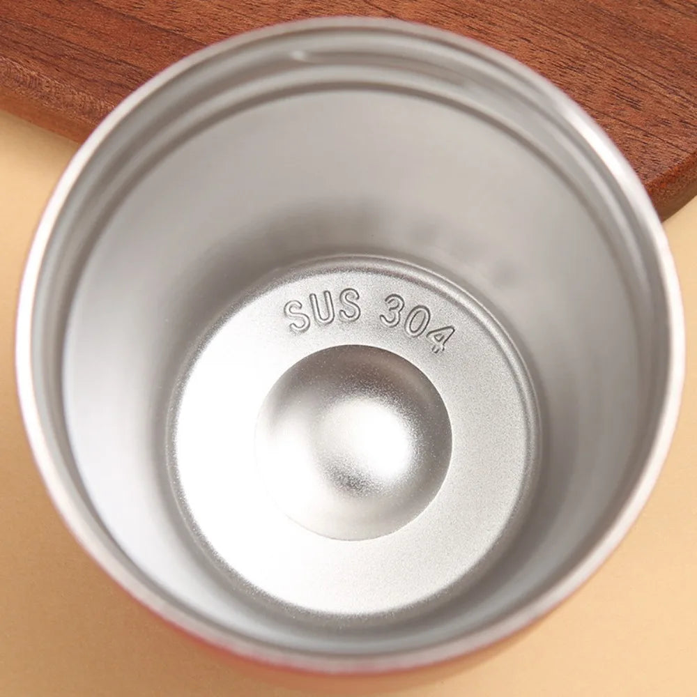 Mini Stainless Steel Vacuum Insulated Coffee Mug 260ml (8.8 fl oz) Portable Pumpkin Travel Mug
