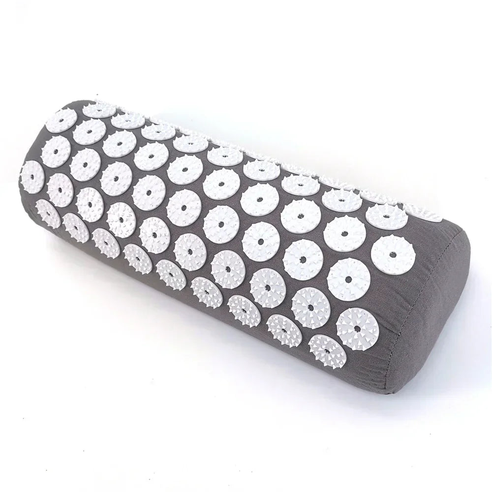 Acupressure Spike Mat & Pillow Set – 26 x 16 x 0.8 in (66 x 40 x 2 cm) Back & Neck Pain Relief Massage