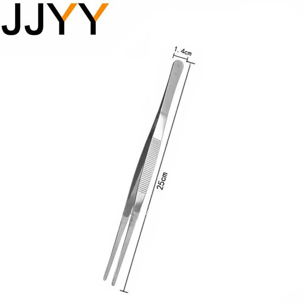 Stainless Steel BBQ Tongs — Multifunction Grill & Kitchen Tweezers (5–12 in / 12.5–30 cm)