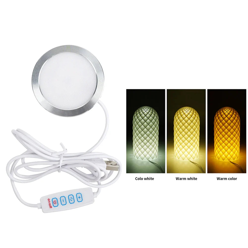 LED Lamp Kit for 3D Printers — DIY Light Parts (No 3D-Printed Components Included)
