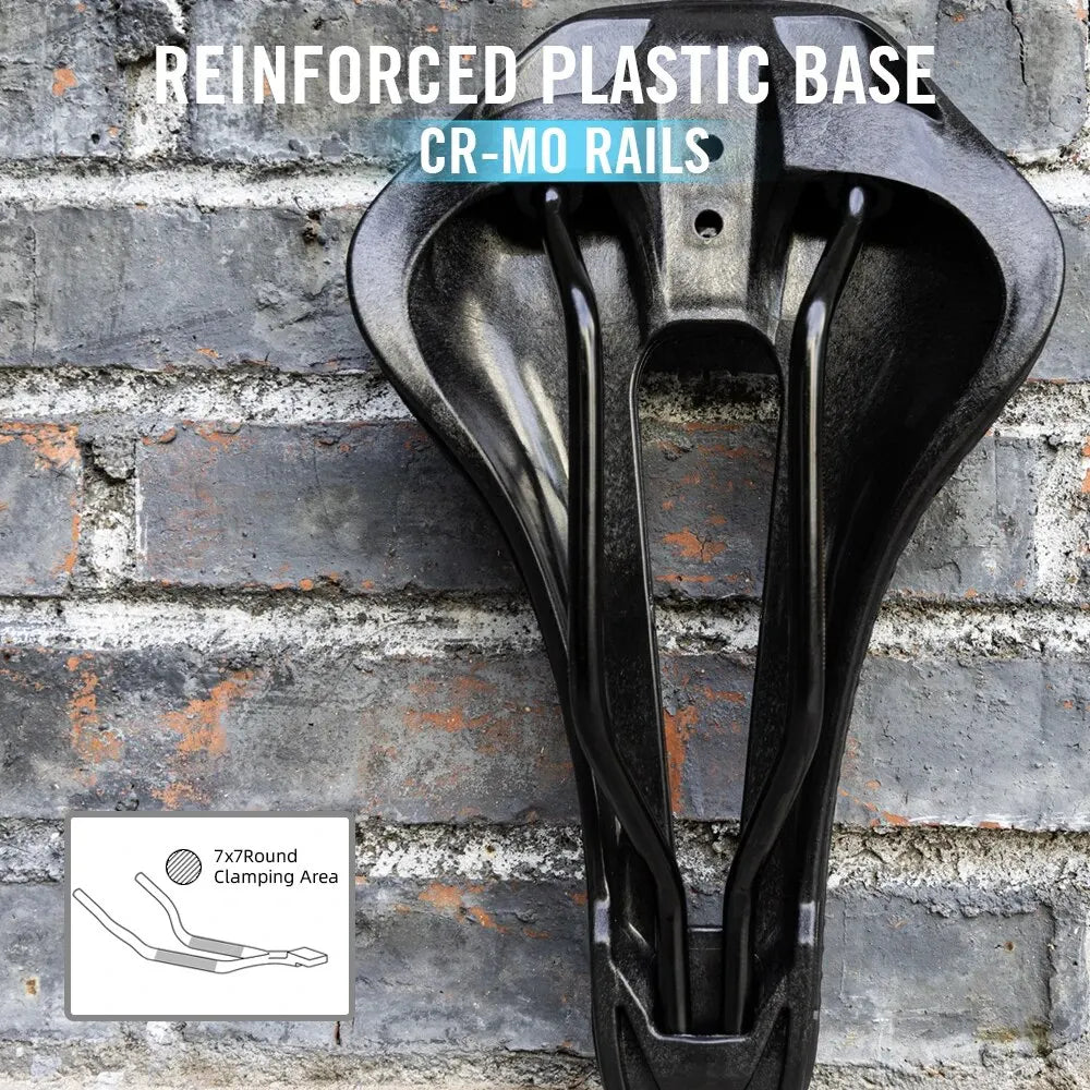 3D Printed Ultralight Carbon Fiber Bike Saddle – Hollow Breathable MTB & Road Cycling Seat