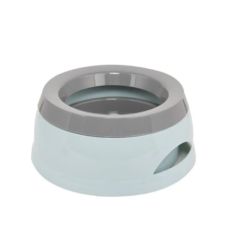 No-Spill Floating Pet Bowl 750ml (25.4 fl oz) - Portable Plastic Dog & Cat Water Feeder
