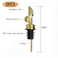 304 Stainless Steel Oil & Vinegar Pourer Spout — Auto-Open Bottle Stopper for Olive Oil, Wine & Liquor