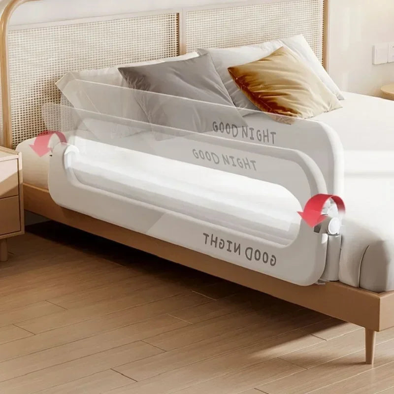 Adjustable Baby Bed Guardrail Anti-Fall Safety Rail – Portable Crib/Bassinet Barrier (1.2 m / 47 in, 1.5 m / 59 in, 1.8 m / 71 in, 2.0 m / 79 in)