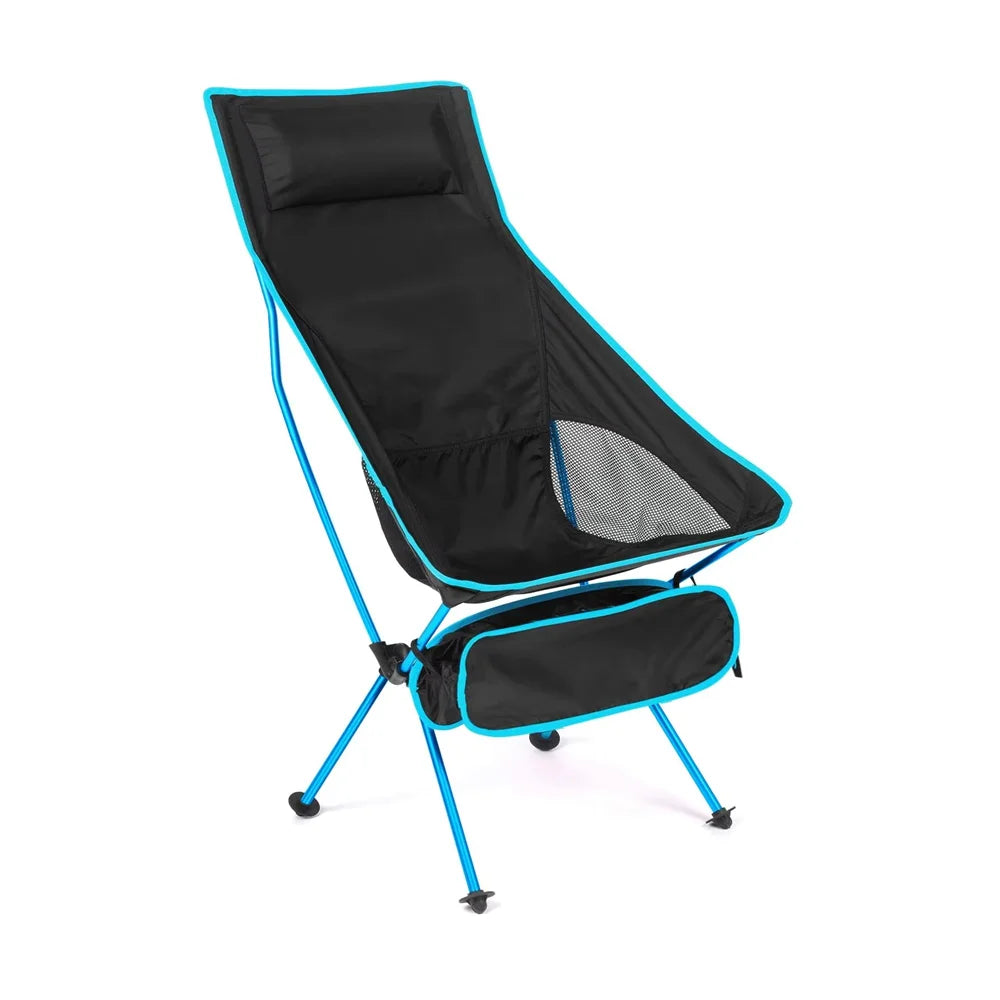 Ultralight Portable Aluminum Folding Chair – Detachable Camping, Fishing & Beach Seat, 2.0 lb (0.9 kg), Supports 350 lb (158 kg)