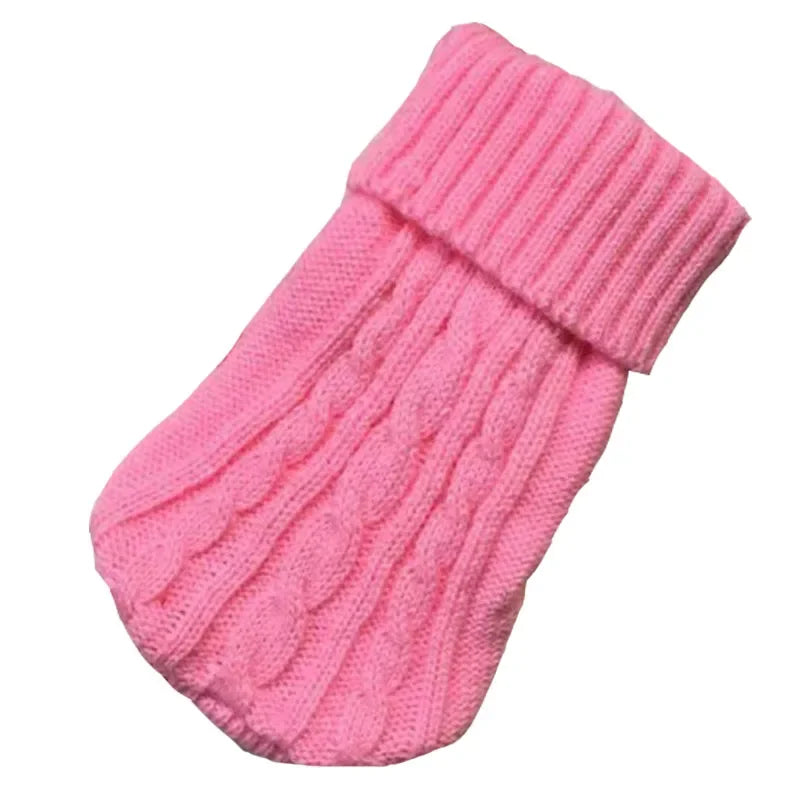 Knitted Winter Dog Sweater for Small & Medium Dogs, Chihuahua & Yorkie Puppy Pullover