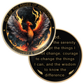 Phoenix Sobriety Affirmation Coin Gift Set