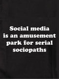 Social media is an amusement park Kids T-Shirt
