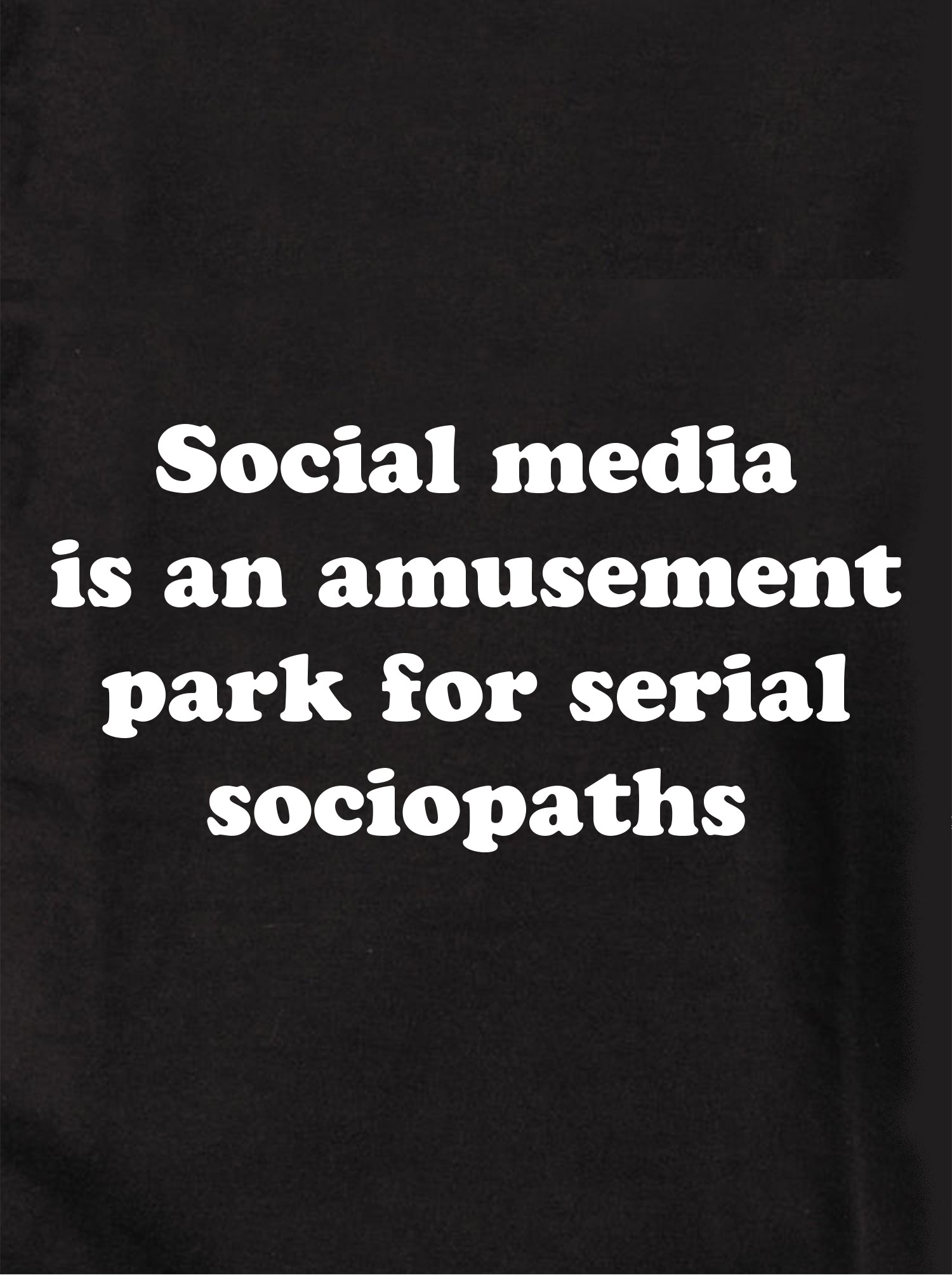 Social media is an amusement park Kids T-Shirt
