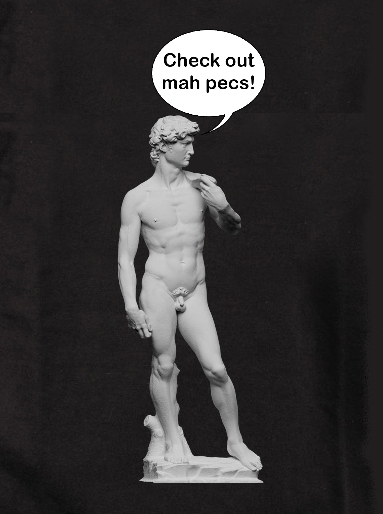 Statue of David Check out mah pecs! Kids T-Shirt