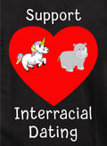 Support Interracial Dating Kids T-Shirt