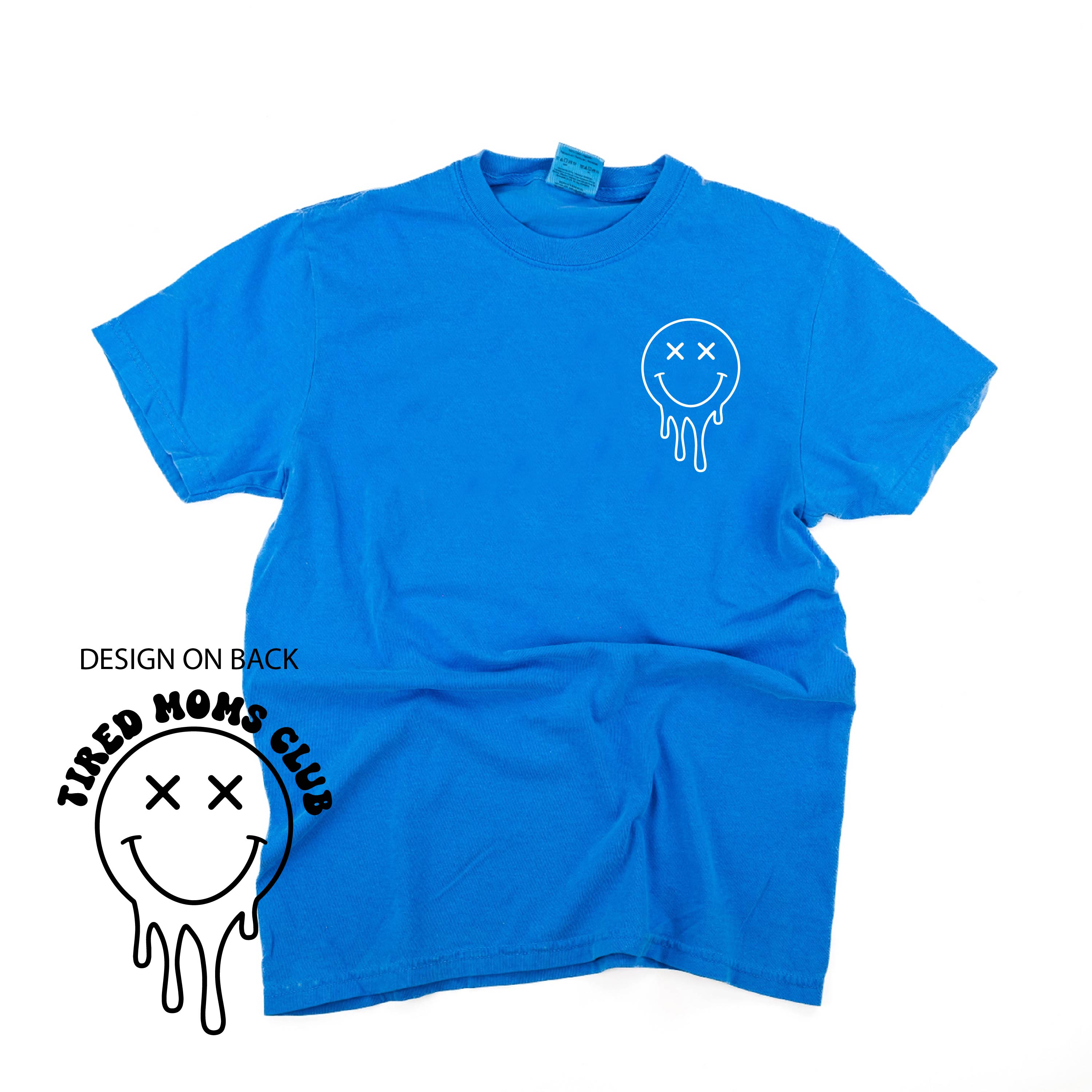 Melting Motherhood - Tired Moms Club - (w/ Melty X) - Comfort Colors Tee