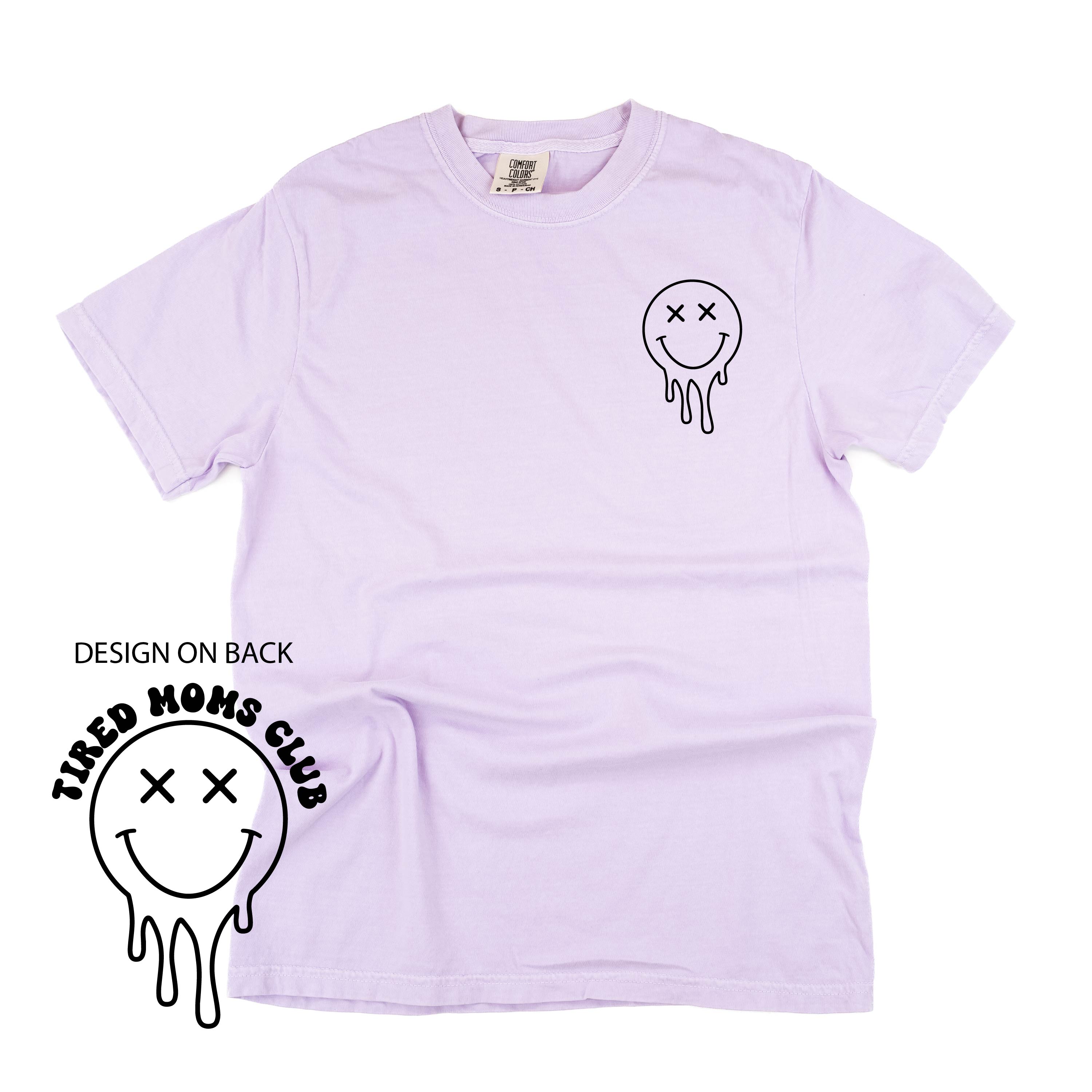 Melting Motherhood - Tired Moms Club - (w/ Melty X) - Comfort Colors Tee