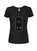 The Jerk Store Calling Juniors V Neck T-Shirt
