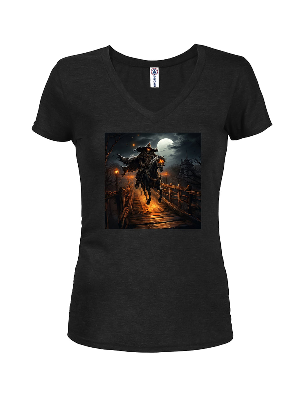The Legend of Sleepy Hollow - The Headless Horseman on the bridge T-Shirt