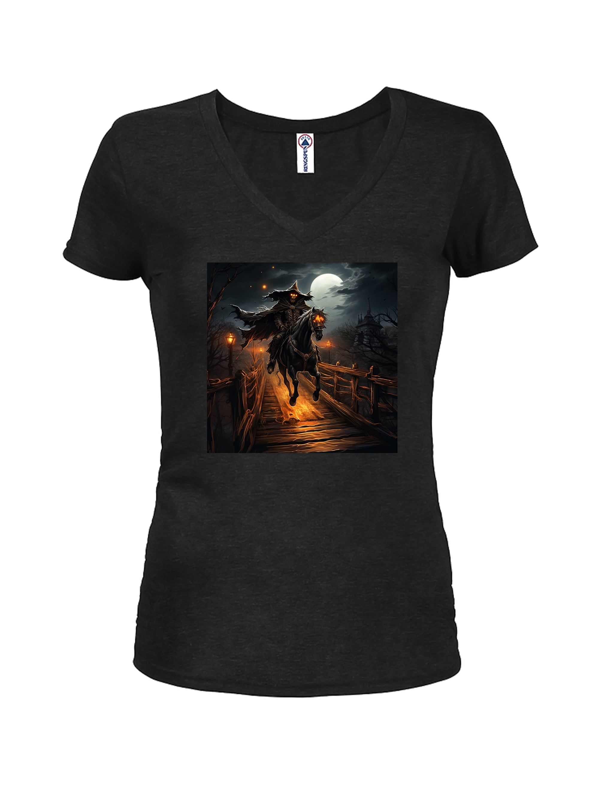 The Legend of Sleepy Hollow - The Headless Horseman on the bridge T-Shirt