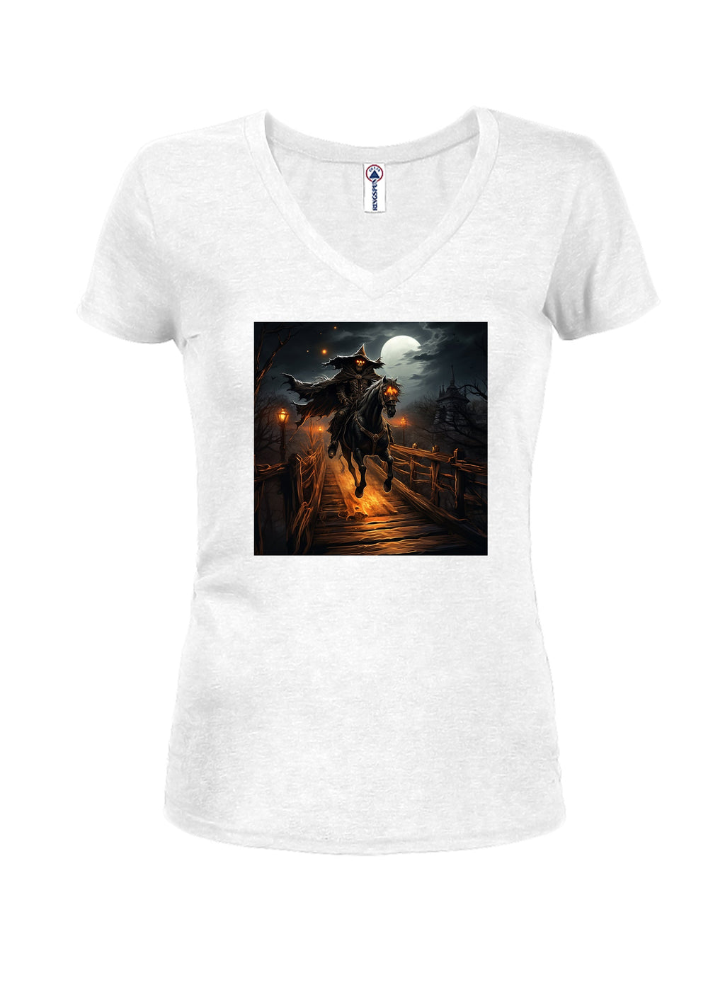 The Legend of Sleepy Hollow - The Headless Horseman on the bridge T-Shirt
