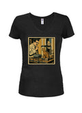 The March of Science Juniors V Neck T-Shirt