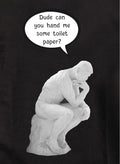 The Thinker Toilet Paper Kids T-Shirt