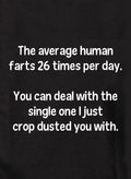 The average human farts 26 times per day Kids T-Shirt