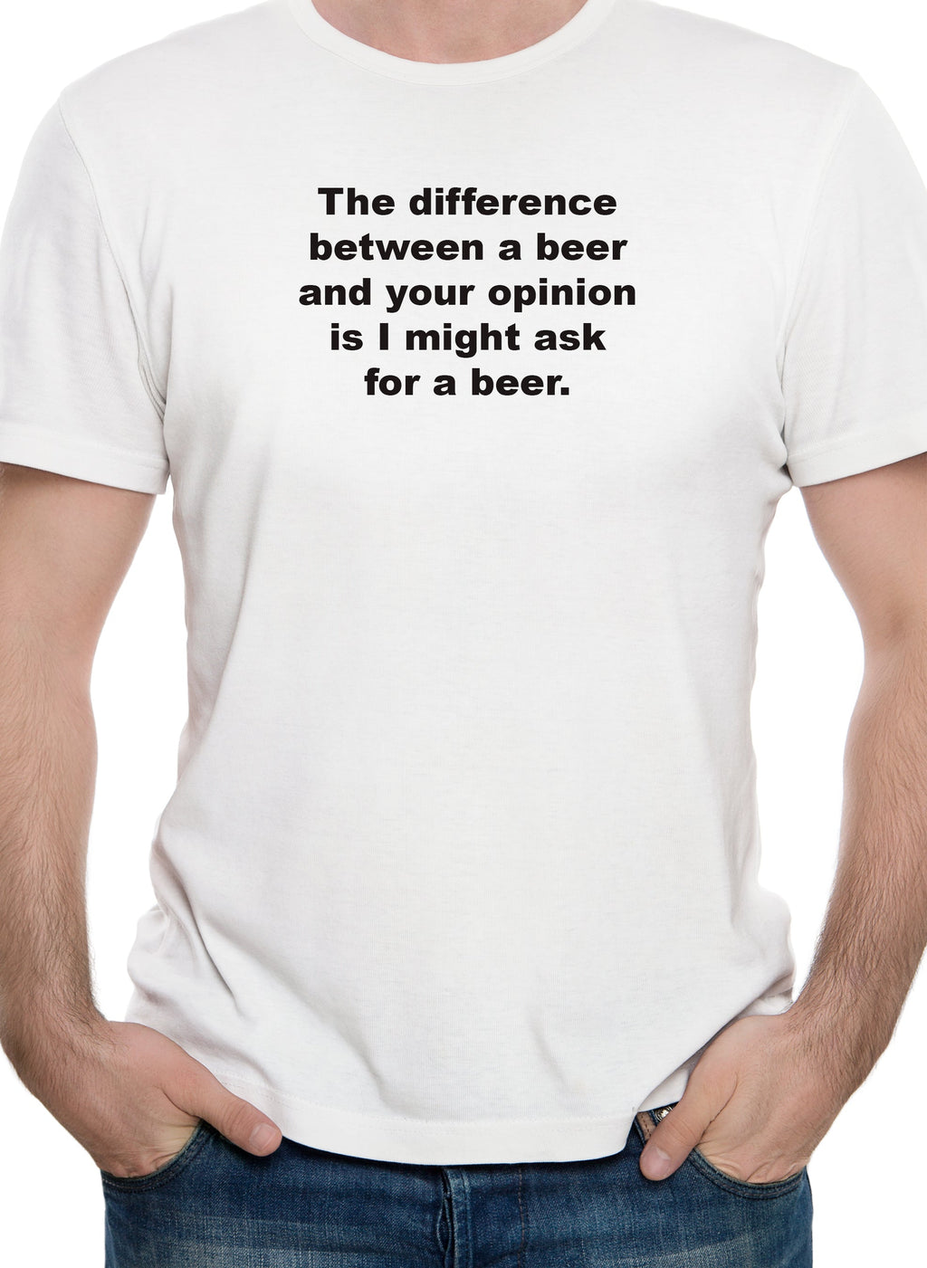 The difference between a beer and your opinion T-Shirt