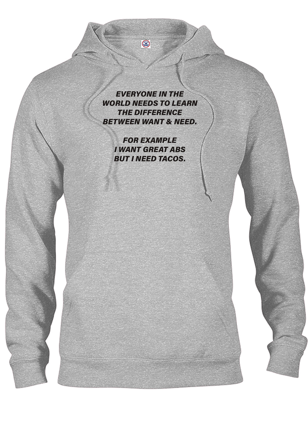 The difference between want & need T-Shirt
