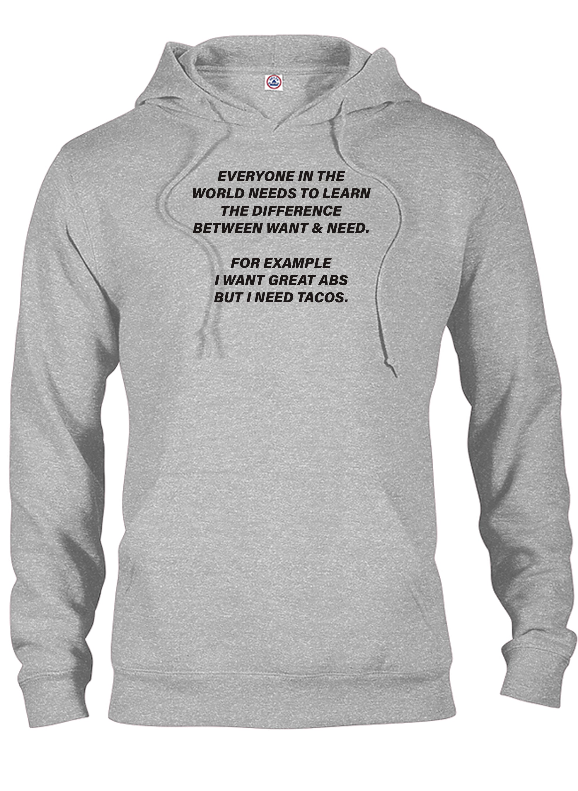 The difference between want & need T-Shirt